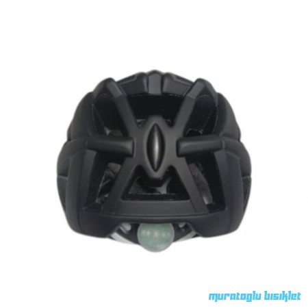 MOON HB3-9  KASK IŞIKLI - Siyah - L