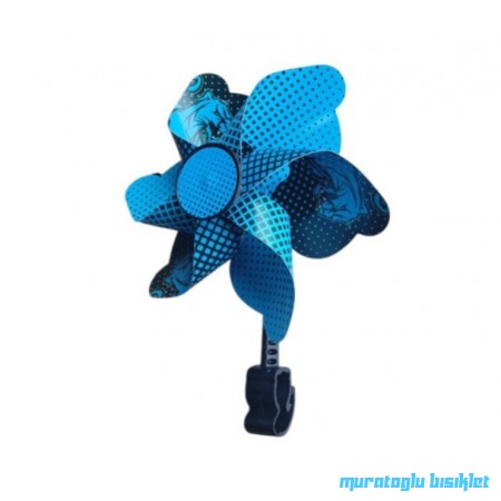 TAIWAN RÜZGAR GÜLÜ MAVİ/SİYAH