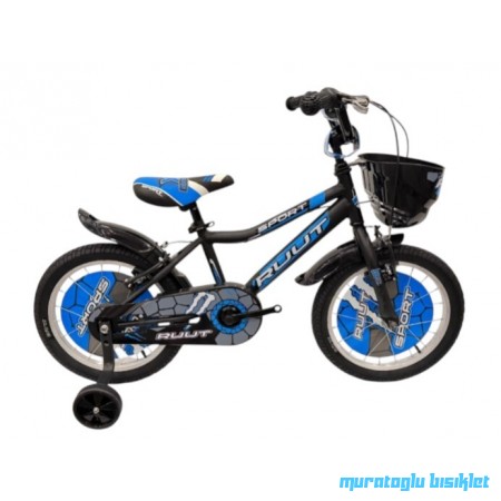 16J RUUT SPORT ÇOCUK BİSİKLETİ - SİYAH MAVİ (YENİ)