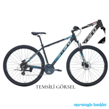 27.5J CARRARO FORCE 750 HD DAĞ BİSİKLETİ - MAT ANTRASİT KIRMIZI - 38