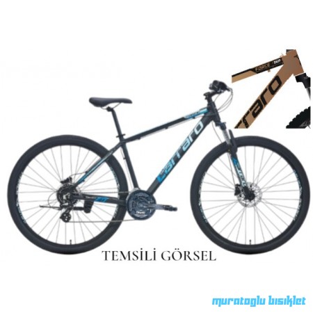 27.5J CARRARO FORCE 750 HD DAĞ BİSİKLETİ -BRONZ SİYAH BEYAZ - 38