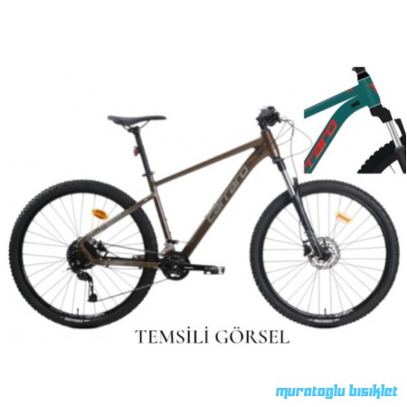 27.5J CARRARO CRX 718  18V HD DAĞ BİSİKLETİ - SATEN MAVİ/KIRMIZI- 44