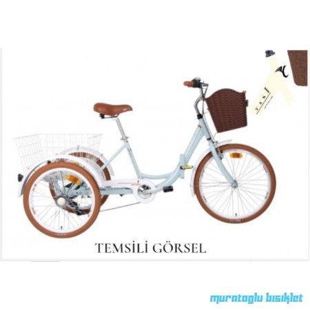 24J CARRARO CARAVAN KATLANIR ŞEHİR BİSİKLETİ - ALTIN BEYAZ SİYAH - 41