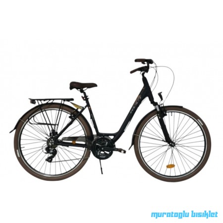 28J RUUT INCITY ŞEHİR BİSİKLETİ - SİYAH BRONZ - 48