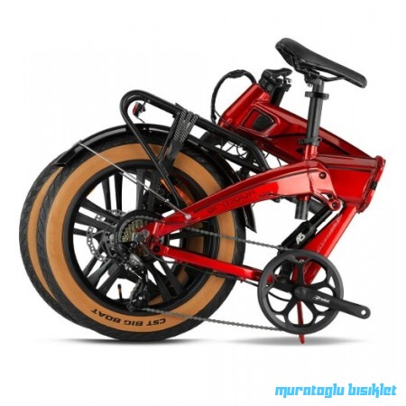 20J LOOP ARMOUR KOLON 7V HD ELEKTRİKLİ KATLANIR BİSİKLET -KIRMIZI SİYAH