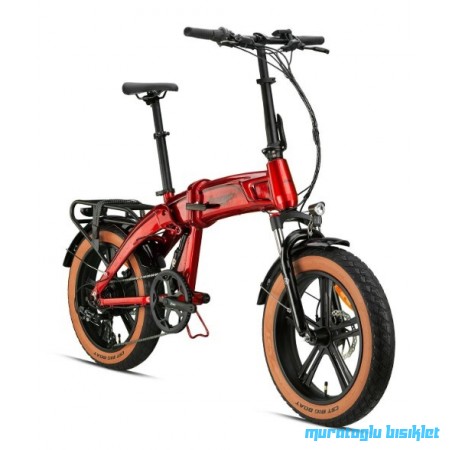 20J LOOP ARMOUR KOLON 7V HD ELEKTRİKLİ KATLANIR BİSİKLET -KIRMIZI SİYAH