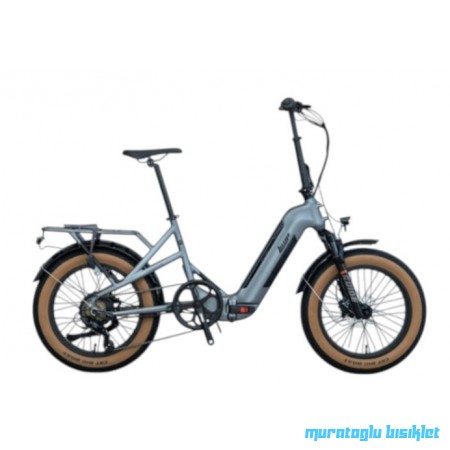 20J LOOP COASTER 7V HD ELEKTRİKLİ KATLANIR BİSİKLET - MAT GRİ 