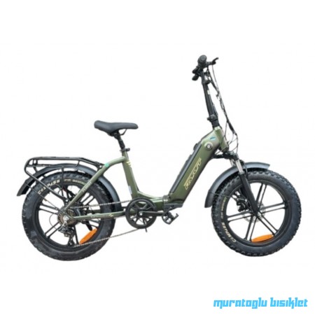 20J RUUT FLUENT KATLANIR ELEKTRİKLİ BİSİKLET - PETROL YEŞİLİ