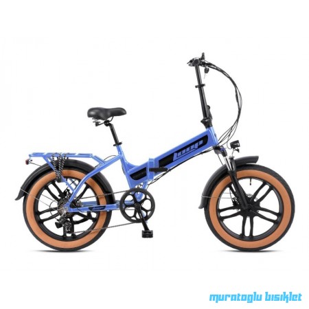 20J LOOP DISCOVERY 7V HD ELEKTRİKLİ KATLANIR BİSİKLET - MAVİ/FÜME