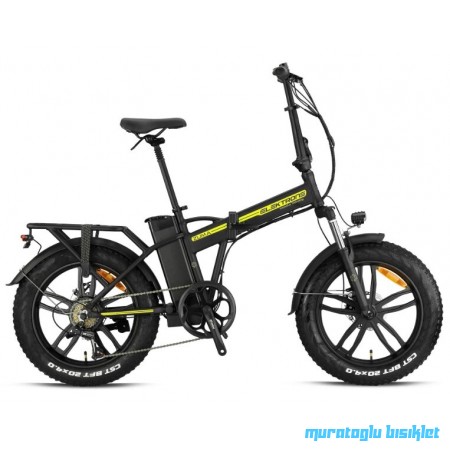 20J ELEKTRONE ZUMA 7V HD ELEKTRİKLİ KATLANIR BİSİKLET - MAT SİYAH NEON SARI