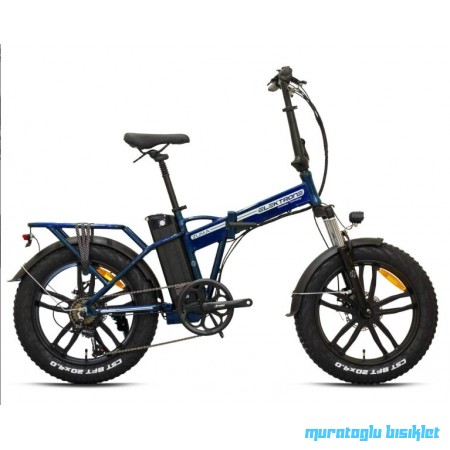 20J ELEKTRONE ZUMA 7V HD ELEKTRİKLİ KATLANIR BİSİKLET - LACİVERT/GRİ