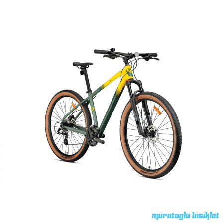 27.5J KRON XC 150 24V HD DAĞ BİSİKLETİ - MAT YEŞİL SARI FÜME - 38 KADRO