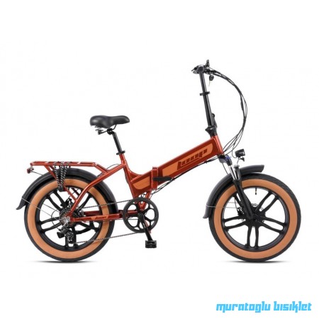 20J LOOP DISCOVERY 7V HD ELEKTRİKLİ KATLANIR BİSİKLET - BAKIR AÇIK KAHVE