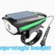 KRYPT - XBYC-6163 SOLAR ÖN FAR ve KORNA ŞARJLI - SİYAH YEŞİL