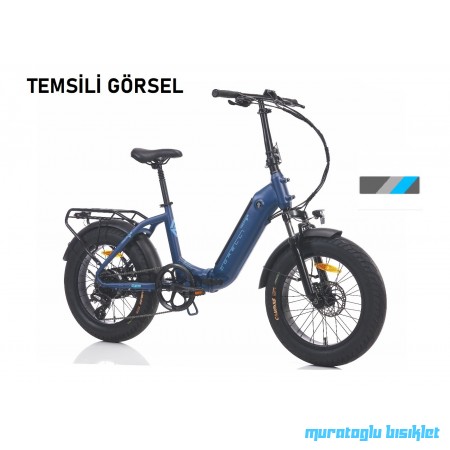 20J CORELLİ NICMA-S KATLANIR ELEKTRİKLİ BİSİKLET - GRİ - 41 KADRO