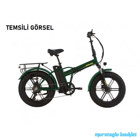20J BİSAN E-FOLDING F3 7V HD ELEKTRİKLİ KATLANIR BİSİKLET - METALİK GRİ - 43 KADRO