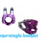 LUNJE Gidon Boğazı  Alüminyum 31.8mm - Mor Gri