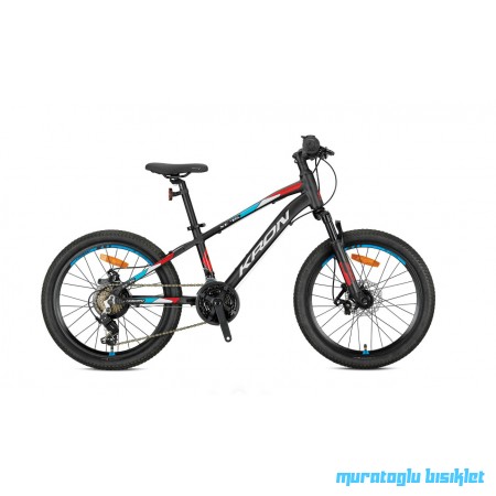 24J KRON XC75 21V VB DAĞ BİSİKLETİ - MAT SİYAH KIRMIZI GRİ MAVİ - 33 KADRO