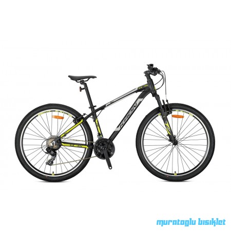26J KRON XC75 21V VB DAĞ BİSİKLETİ - MAT SİYAH BEJ NEON SARI - 36 KADRO