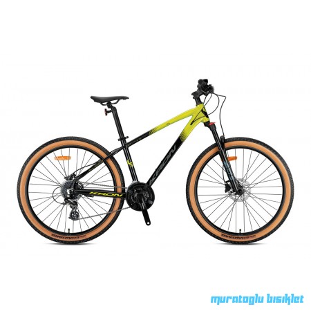 27.5J KRON XC 150 24V HD DAĞ BİSİKLETİ - SİYAH SARI FÜME - 43 KADRO