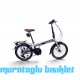 20J RUUT EDGE 7V KATLANIR BİSİKLET - MAT GRİ SİYAH