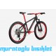 26J KRON REBEL 8V HD DAĞ BİSİKLETİ - MAT SİYAH KIRMIZI - 38 kadro