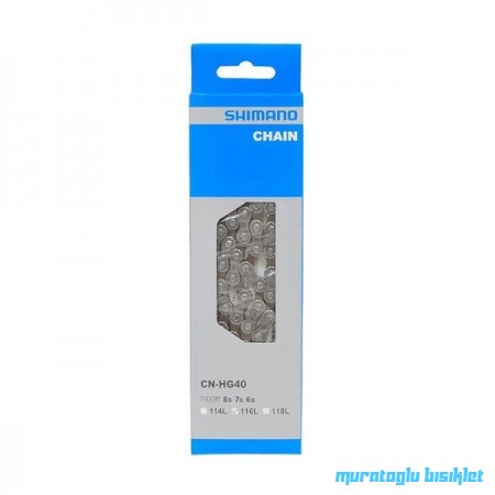 SHIMANO  CN-HG40 116 BAKLA ZİNCİR  6-7-8 Lİ