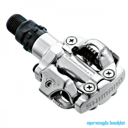 SHIMANO Pedal SPD w/ Kal SM-SH51 PD-M520 Gümüş-SH51 KAL DAHİL