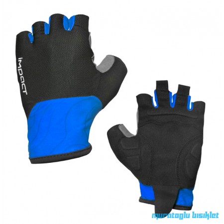 IMPACT Eldiven - VELOR, Jelli, Mavi  -  M beden