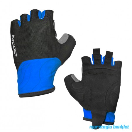 IMPACT Eldiven - VELOR, Jelli, Mavi  -  XL beden