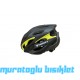 MOON MV-29  KASK IŞIKLI   - MAT SİYAH CARBON SARI - M