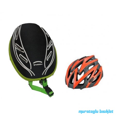 MOON MV-29  KASK ÇANTALI  - MAT KIRMIZI GRİ - L