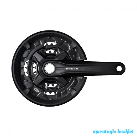 SHIMANO Aynakol 9-Vites Siyah w/ CG FC-MT210-3 44/32/22T 175mm