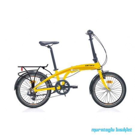 20J CARRARO FLEXI 107 KATLANIR BİSİKLET - SARI SİYAH KIRMIZI