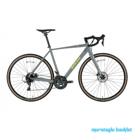 28J BİSAN ALL TRAIL ECO CLARIS 16V GRAVEL BİSİKLETİ - GRİ SARI - 54 KADRO