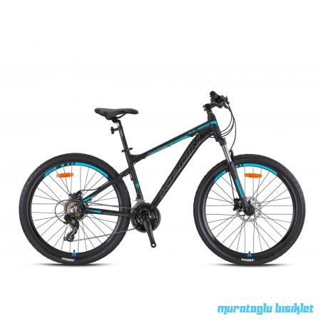 29J KRON XC 100 HD DAĞ BİSİKLETİ - MAT SİYAH GRİ TURKUAZ - 51 KADRO