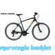 28J BİSAN TRX 8100 ŞEHİR BİSİKLETİ - MAT SİYAH SARI - 56 KADRO