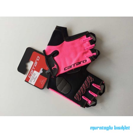 CARRARO KISA PARMAK ELDİVEN CRO-004 - PEMBE - M BEDEN