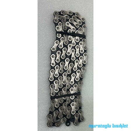 KMC ZİNCİR E-BİKE e10S SPORT 1/2 X 11/128 124L 10-VITES GÜMÜS/SIYAH KUTUSUZ