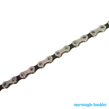 KMC ZİNCİR E-BİKE e10S SPORT 1/2 X 11/128 124L 10-VITES GÜMÜS/SIYAH KUTUSUZ