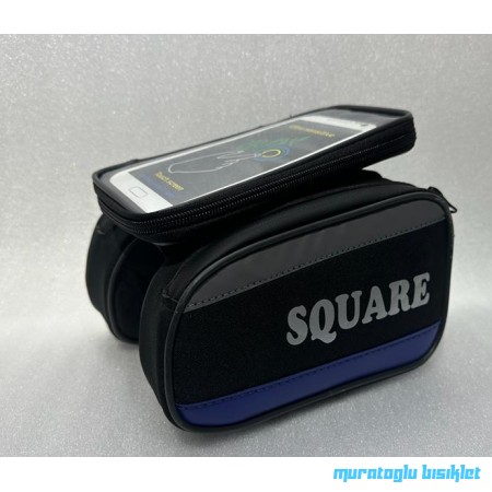 SQUARE S-250 Kadro Üstü Heybe Çanta - SİYAH MAVİ