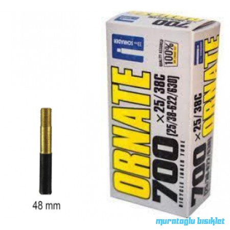 ORNATE 700x25/38 İÇ LASTİK A/V KUTULU  48mm