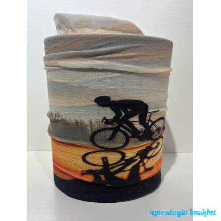 TEX XBYC 6513 BANDANA - BEYAZ GRİ TURUNCU SİYAH