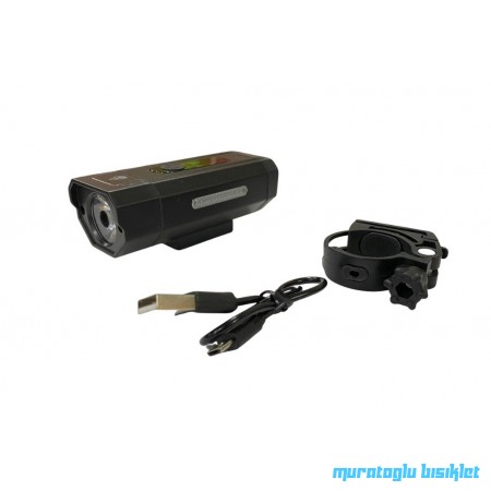 TEX XBYC 6127 ÖN FAR 800 LÜMEN USB - SİYAH