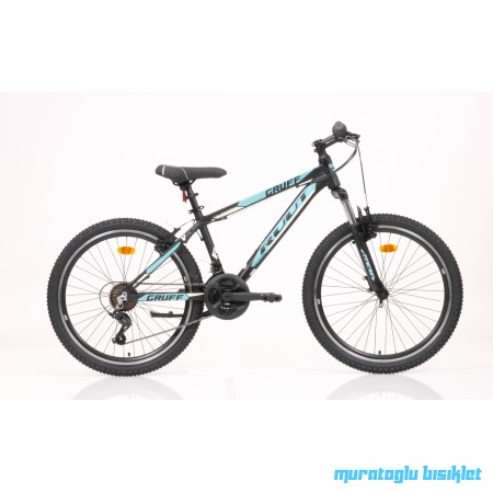 24J RUUT GRUFF VB 21V DAĞ BİSİKLETİ - SİYAH TURKUAZ - 36 KADRO