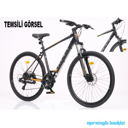 28J RUUT LEGENT 2.0 21V HD ŞEHİR BİSİKLETİ - SİYAH LİME- 51 KADRO