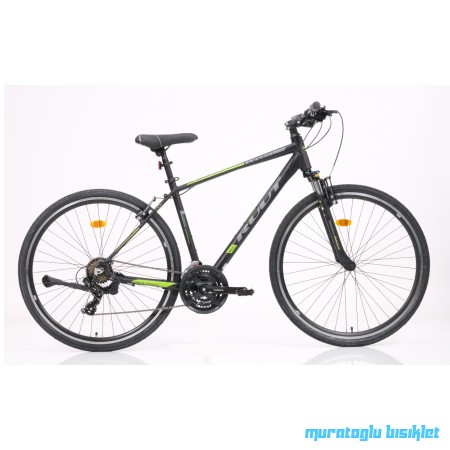 28J RUUT LEGENT 1.0 21V VB ŞEHİR BİSİKLETİ - SİYAH LİME - 49 KADRO