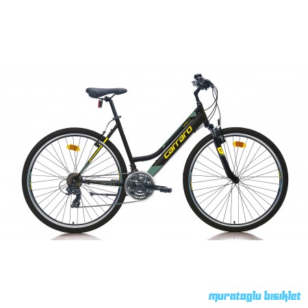 28J CARRARO ACTIVE 292 ŞEHİR BİSİKLETİ - SİYAH SARI YEŞİL- 40 KADRO