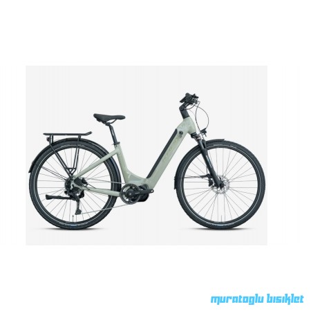 28J KRON ZEON LADY 9V HD ELEKTRİKLİ ŞEHİR BİSİKLETİ - PARLAK BEJ YEŞİL - 43 KADRO