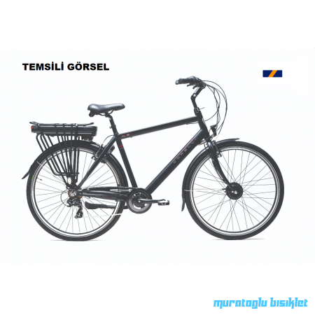 28J CORELLİ ALVIEN ELEKTRİKLİ ŞEHİR BİSİKLETİ - KOYU MAVİ - 53 KADRO